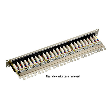 BLACK BOX Cat6 Shielded Patch Panel, 24-Port JPS60A-24